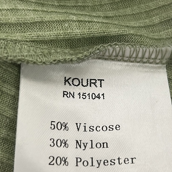 Kourt‎ Square-neck Tank In Green - Picture 4 of 5